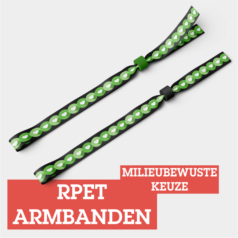 Recycled PET armbanden